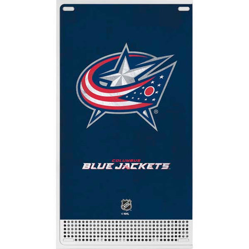 NHL Columbus Blue Jackets Distressed Xbox Series S Bundle Skin