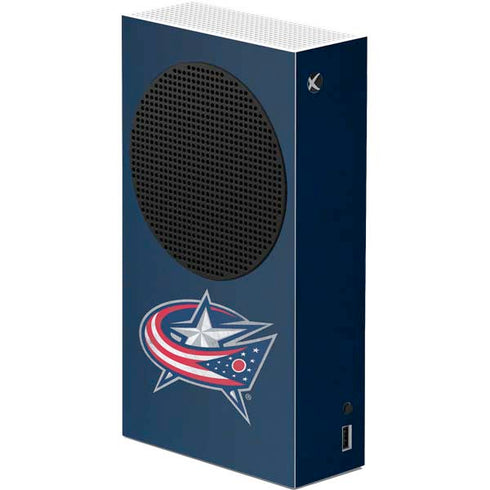 NHL Columbus Blue Jackets Distressed Xbox Series S Console Skin