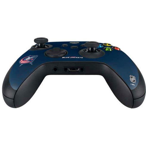 NHL Columbus Blue Jackets Distressed Xbox Series X Controller Skin