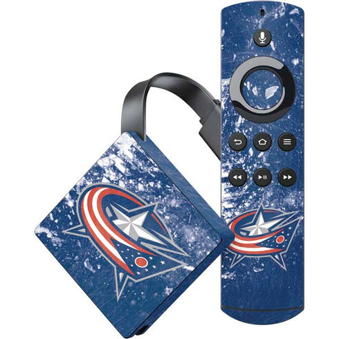 NHL Columbus Blue Jackets Frozen Amazon Fire TV Skin