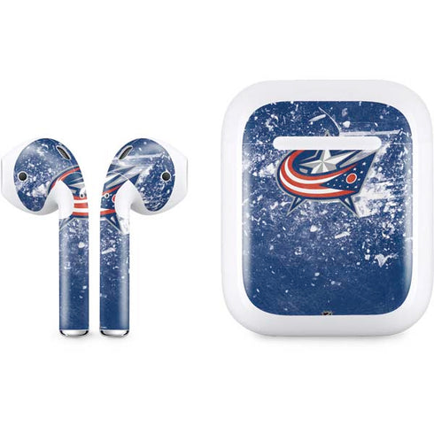 NHL Columbus Blue Jackets Frozen Apple AirPods Skin