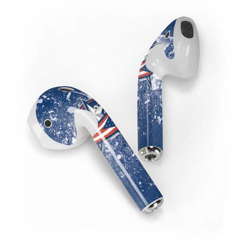 NHL Columbus Blue Jackets Frozen Apple AirPods Skin