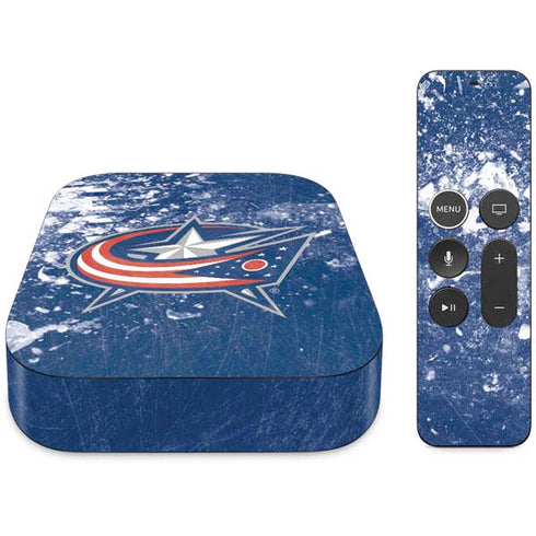 NHL Columbus Blue Jackets Frozen Apple TV Skin