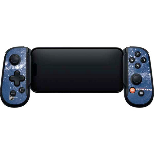 NHL Columbus Blue Jackets Frozen Backbone One for iPhone Game Controller Skin
