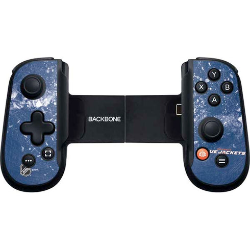 NHL Columbus Blue Jackets Frozen Backbone One for iPhone Game Controller Skin