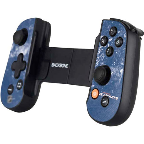NHL Columbus Blue Jackets Frozen Backbone One for iPhone Game Controller Skin