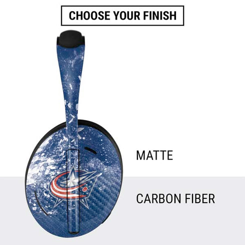 NHL Columbus Blue Jackets Frozen Bose Noise Cancelling Headphones 700 Skin