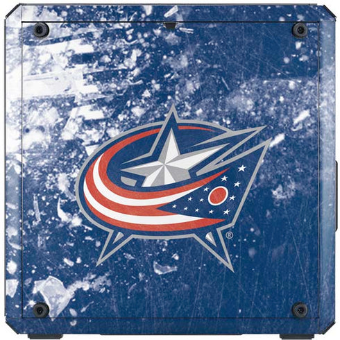 NHL Columbus Blue Jackets Frozen Cooler Master MasterBox Q300L Mini Tower Skin
