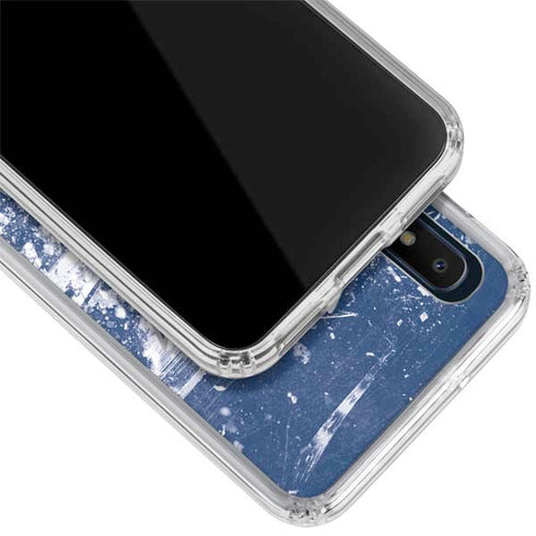 NHL Columbus Blue Jackets Frozen Galaxy A10e Clear Case