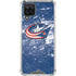 NHL Columbus Blue Jackets Frozen Galaxy A12 Clear Case