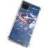 NHL Columbus Blue Jackets Frozen Galaxy A12 Clear Case