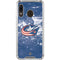 NHL Columbus Blue Jackets Frozen Galaxy A30 Clear Case