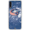 NHL Columbus Blue Jackets Frozen Galaxy A50 Clear Case