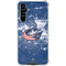 NHL Columbus Blue Jackets Frozen Galaxy A54 5G Clear Case