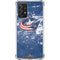 NHL Columbus Blue Jackets Frozen Galaxy A72 5G Clear Case