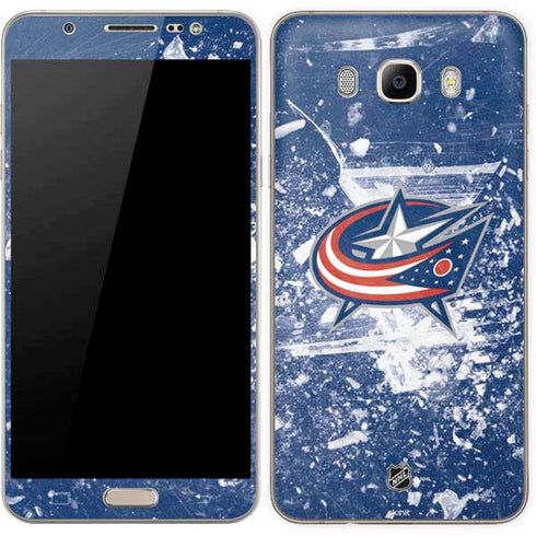NHL Columbus Blue Jackets Frozen Galaxy J7 Skin