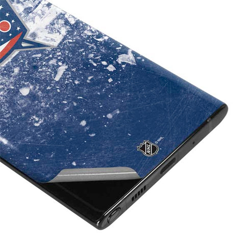 NHL Columbus Blue Jackets Frozen Galaxy Note 10 Skin
