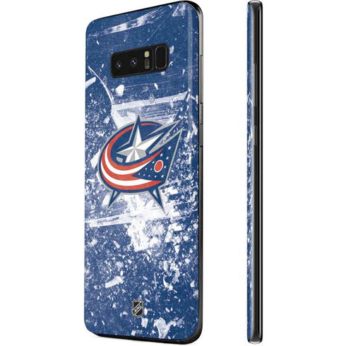 NHL Columbus Blue Jackets Frozen Galaxy Note 8 Skin