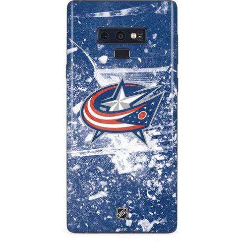 NHL Columbus Blue Jackets Frozen Galaxy Note 9 Skin