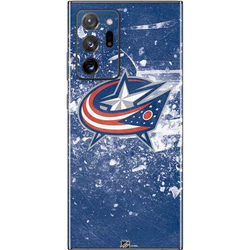 NHL Columbus Blue Jackets Frozen Galaxy Note20 Ultra 5G Skin