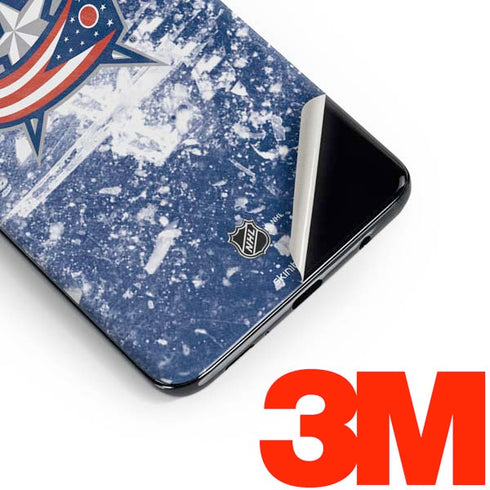 NHL Columbus Blue Jackets Frozen Galaxy S10 Skin