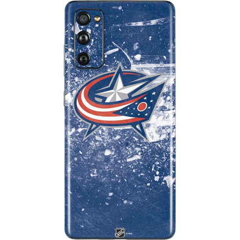 NHL Columbus Blue Jackets Frozen Galaxy S20 Fan Edition Skin