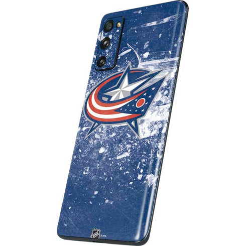NHL Columbus Blue Jackets Frozen Galaxy S20 Fan Edition Skin