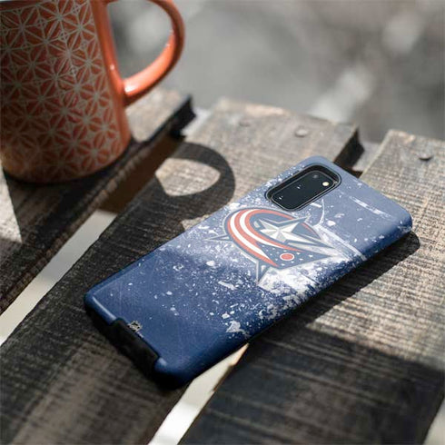 NHL Columbus Blue Jackets Frozen Galaxy S20 Pro Case