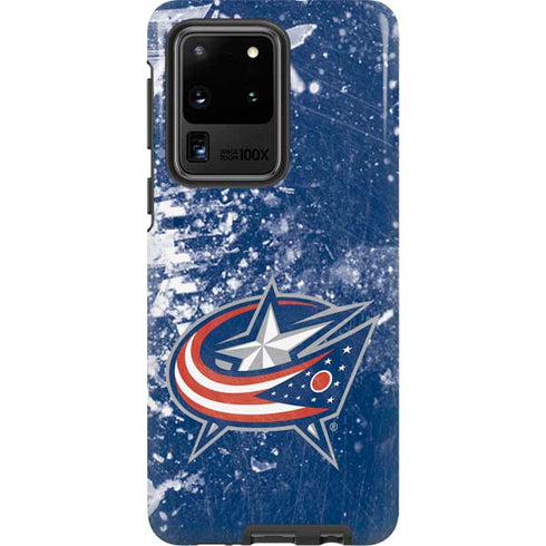 NHL Columbus Blue Jackets Frozen Galaxy S20 Ultra 5G Pro Case