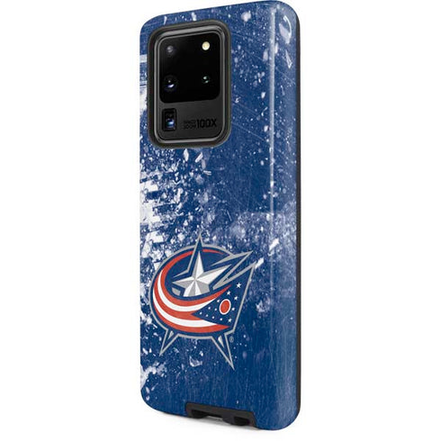 NHL Columbus Blue Jackets Frozen Galaxy S20 Ultra 5G Pro Case
