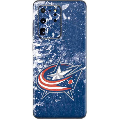 NHL Columbus Blue Jackets Frozen Galaxy S20 Ultra 5G Skin