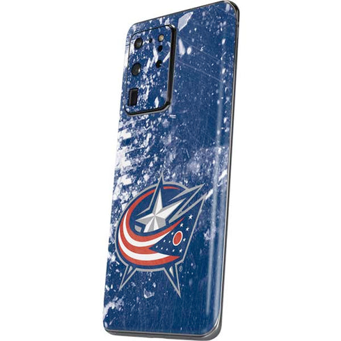 NHL Columbus Blue Jackets Frozen Galaxy S20 Ultra 5G Skin