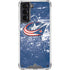 NHL Columbus Blue Jackets Frozen Galaxy S21 5G Clear Case