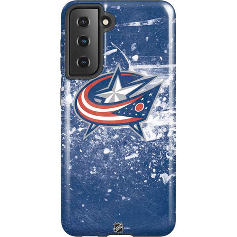 NHL Columbus Blue Jackets Frozen Galaxy S21 5G Pro Case