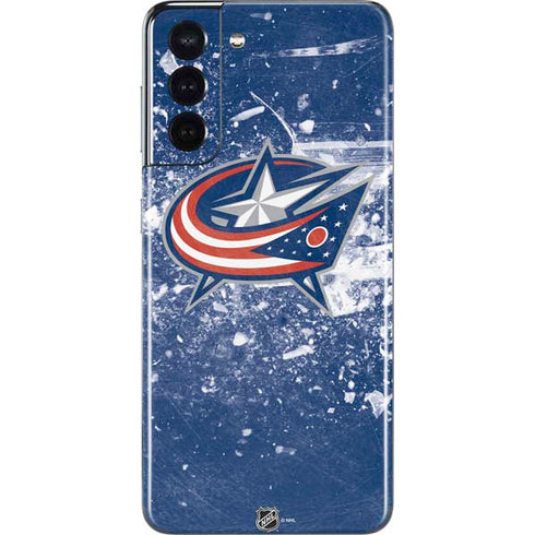 NHL Columbus Blue Jackets Frozen Galaxy S21 5G Skin