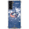 NHL Columbus Blue Jackets Frozen Galaxy S22 Clear Case