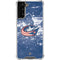 NHL Columbus Blue Jackets Frozen Galaxy S22 Plus Clear Case