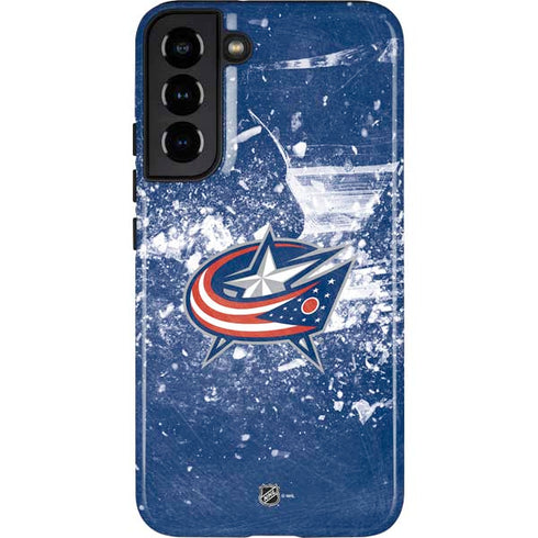 NHL Columbus Blue Jackets Frozen Galaxy S22 Plus Pro Case
