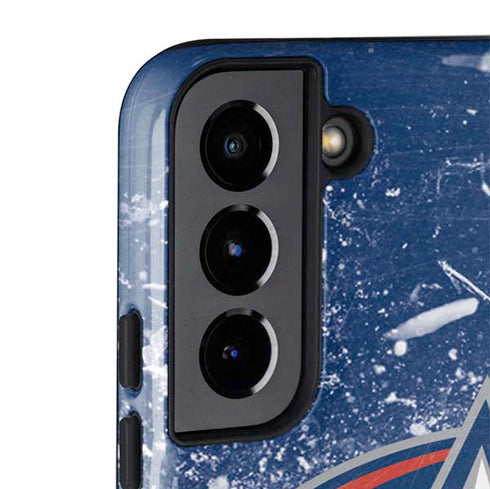 NHL Columbus Blue Jackets Frozen Galaxy S22 Pro Case