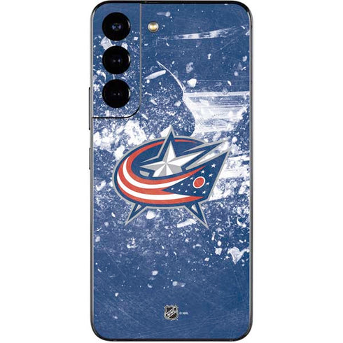 NHL Columbus Blue Jackets Frozen Galaxy S22 Skin