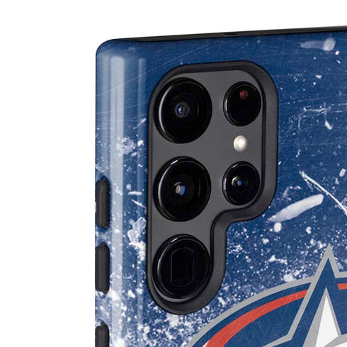 NHL Columbus Blue Jackets Frozen Galaxy S22 Ultra Pro Case