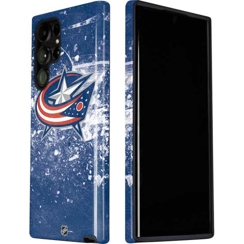 NHL Columbus Blue Jackets Frozen Galaxy S22 Ultra Pro Case