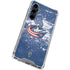 NHL Columbus Blue Jackets Frozen Galaxy S23 FE Clear Case