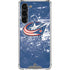 NHL Columbus Blue Jackets Frozen Galaxy S23 Plus Clear Case