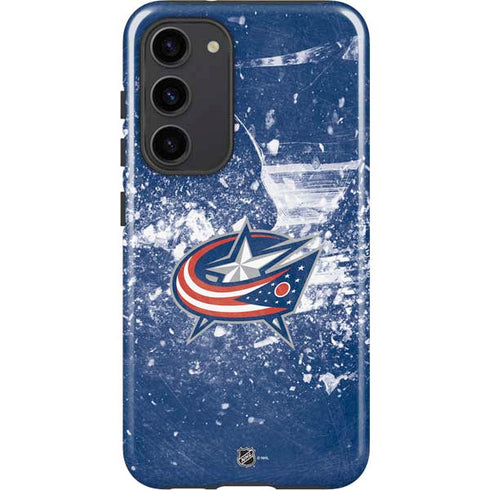 NHL Columbus Blue Jackets Frozen Galaxy S23 Plus Pro Case