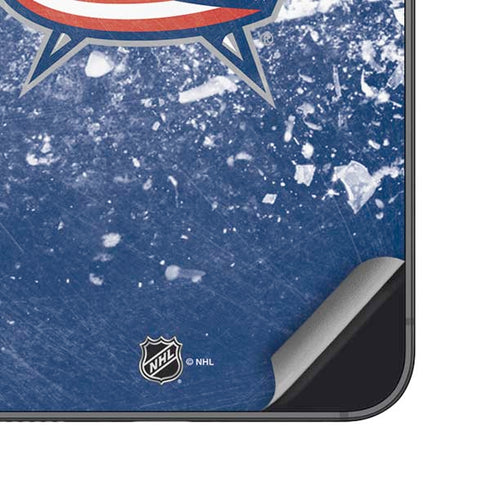 NHL Columbus Blue Jackets Frozen Galaxy S23 Skin