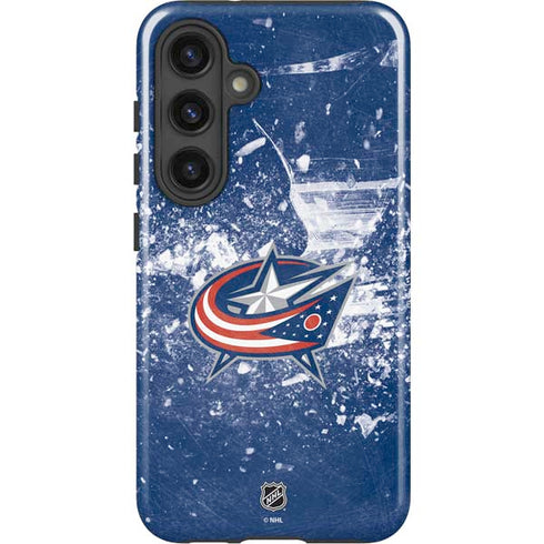 NHL Columbus Blue Jackets Frozen Galaxy S24 Plus Impact Case