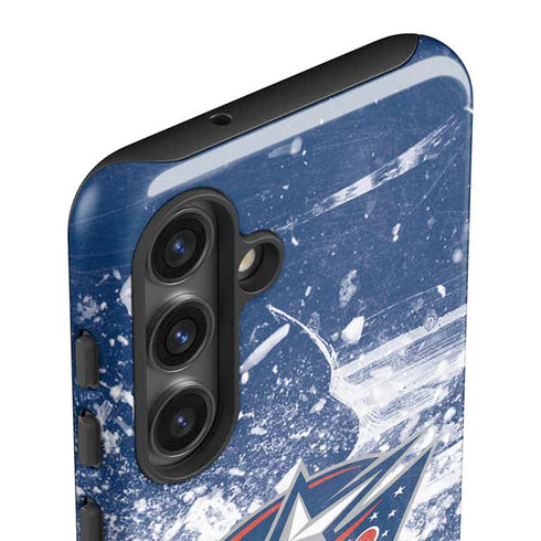 NHL Columbus Blue Jackets Frozen Galaxy S24 Plus Impact Case