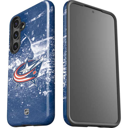 NHL Columbus Blue Jackets Frozen Galaxy S24 Plus Impact Case