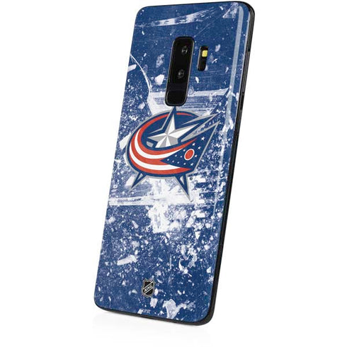 NHL Columbus Blue Jackets Frozen Galaxy S9 Plus Skin